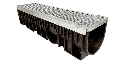 Zátěžový systém odvodnění KENADRAIN HEAVY DUTY 150mm METAL, norma EN 1433